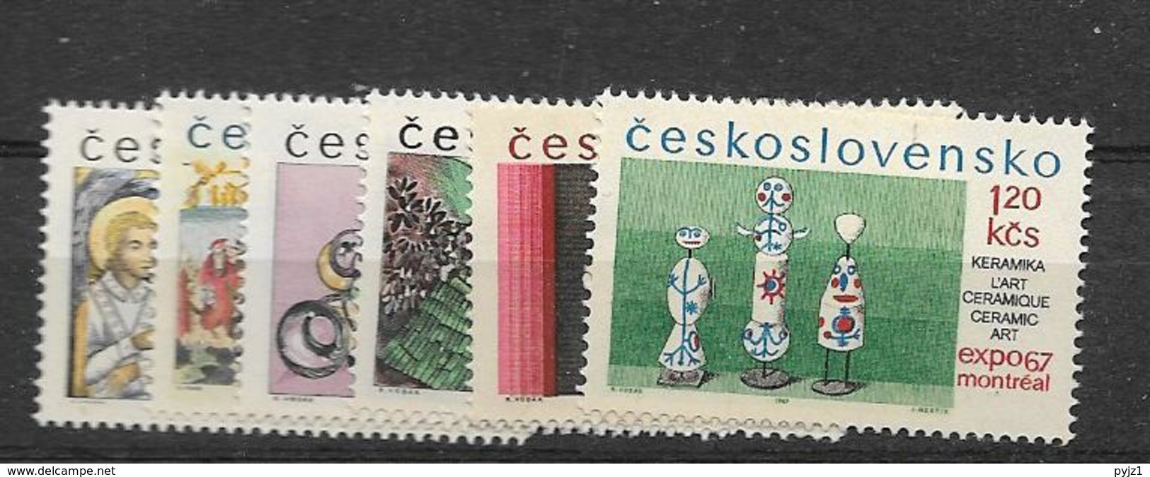 1967 MNH  Tschechoslowalei, Postfris** - Ungebraucht