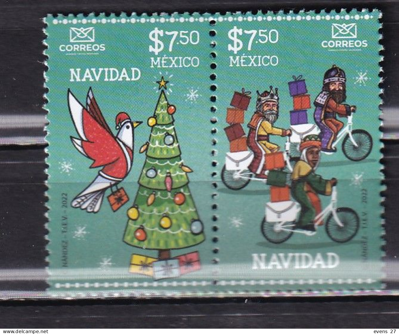 MEXICO-2022-CHRISTMAS-MNH. - Weihnachten