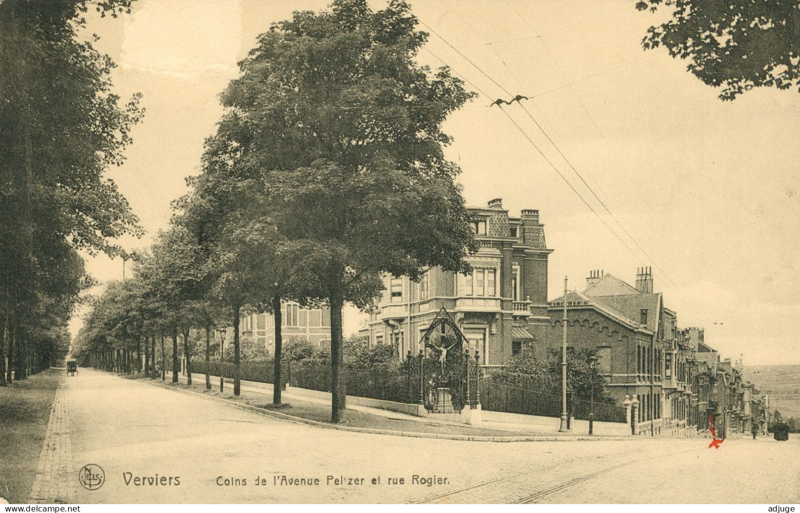 CPA-VERVIERS - Angle De L'Avenue Peltzer Et Rogier - Oblitération 1913- Edit. Cortenbergh** - Verviers