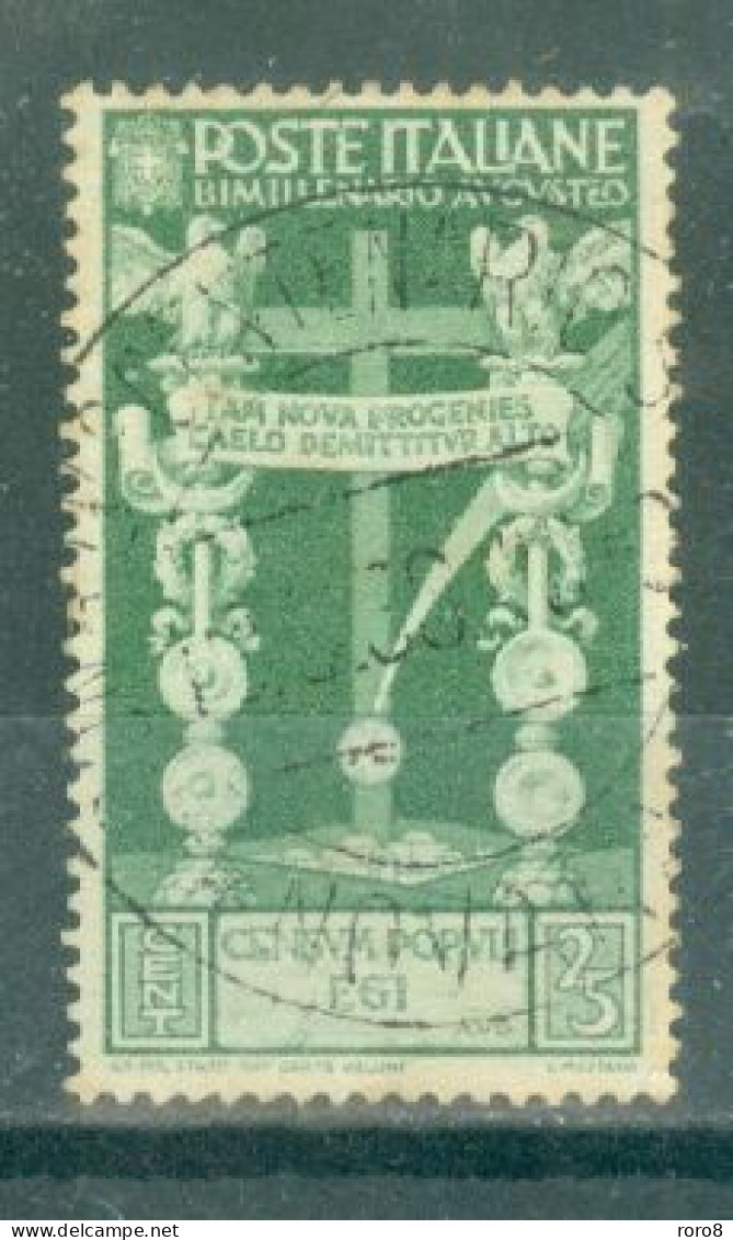 ITALIE - N°399 Oblitéré - Bimillénaire De La Naissance De L'empereur Auguste. Sujets Divers. - Oblitérés