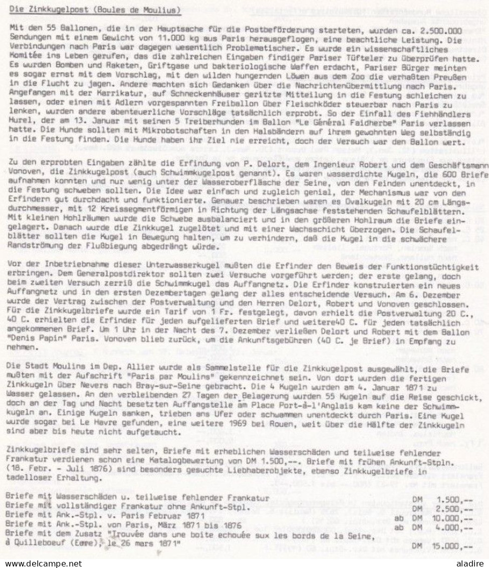 PETER BONER - 1981 - FRANKREICH 1849 - 1900 Handbuch Und Katalog - 6 Scans - Filatelia E Historia De Correos