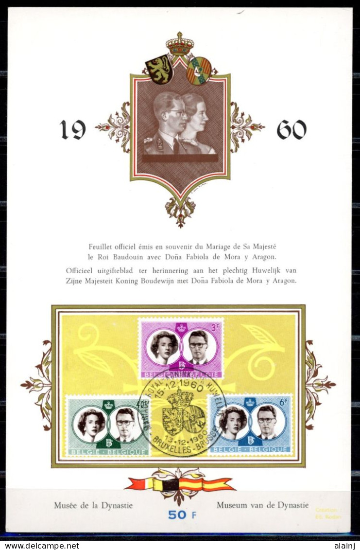 BE   1169 - 1171   ---   Mariage Royal - Storia Postale