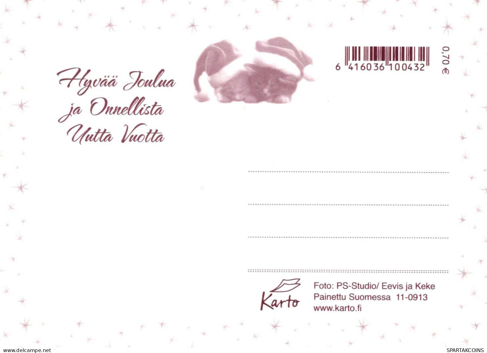 GATO GATITO Animales Vintage Tarjeta Postal CPSM #PBQ889.A - Cats