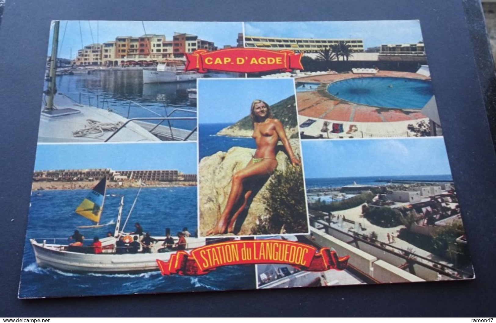 Cap D'Agde, Station Du Languedoc - Port Nature Héliopolis Et Port Ambone - Editions De France, Marseille - Agde