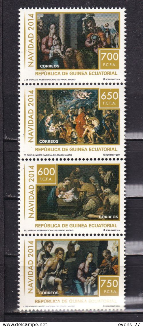 EQUATORIAL GUINEA-2014-CHRISTMAS STRIP-MNH. - Equatorial Guinea