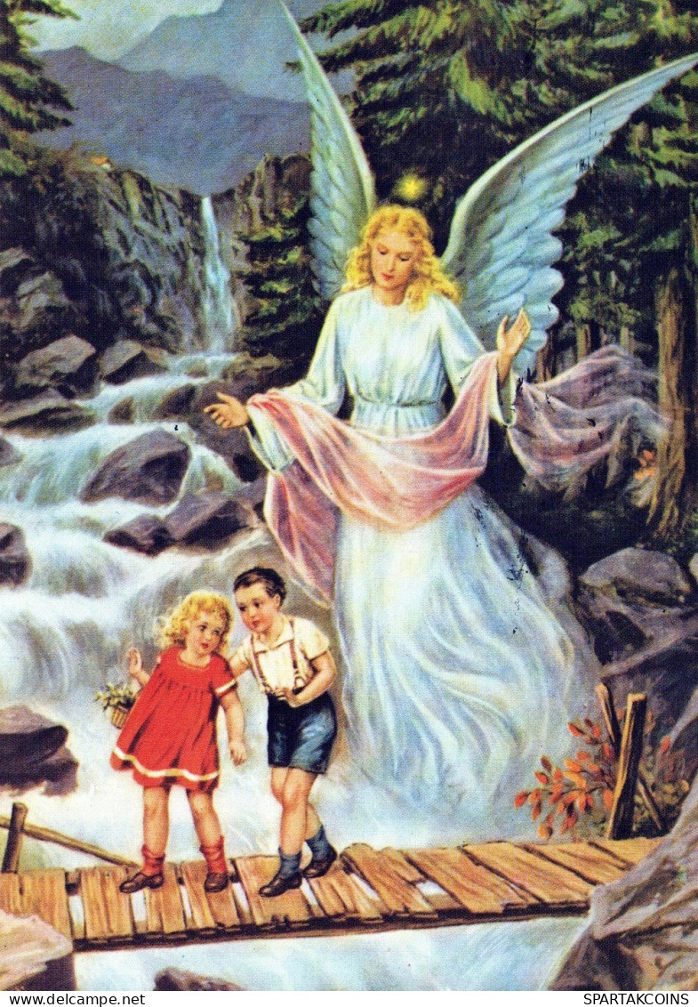 ANGEL CHRISTMAS Holidays Vintage Postcard CPSM #PAH285.GB - Anges