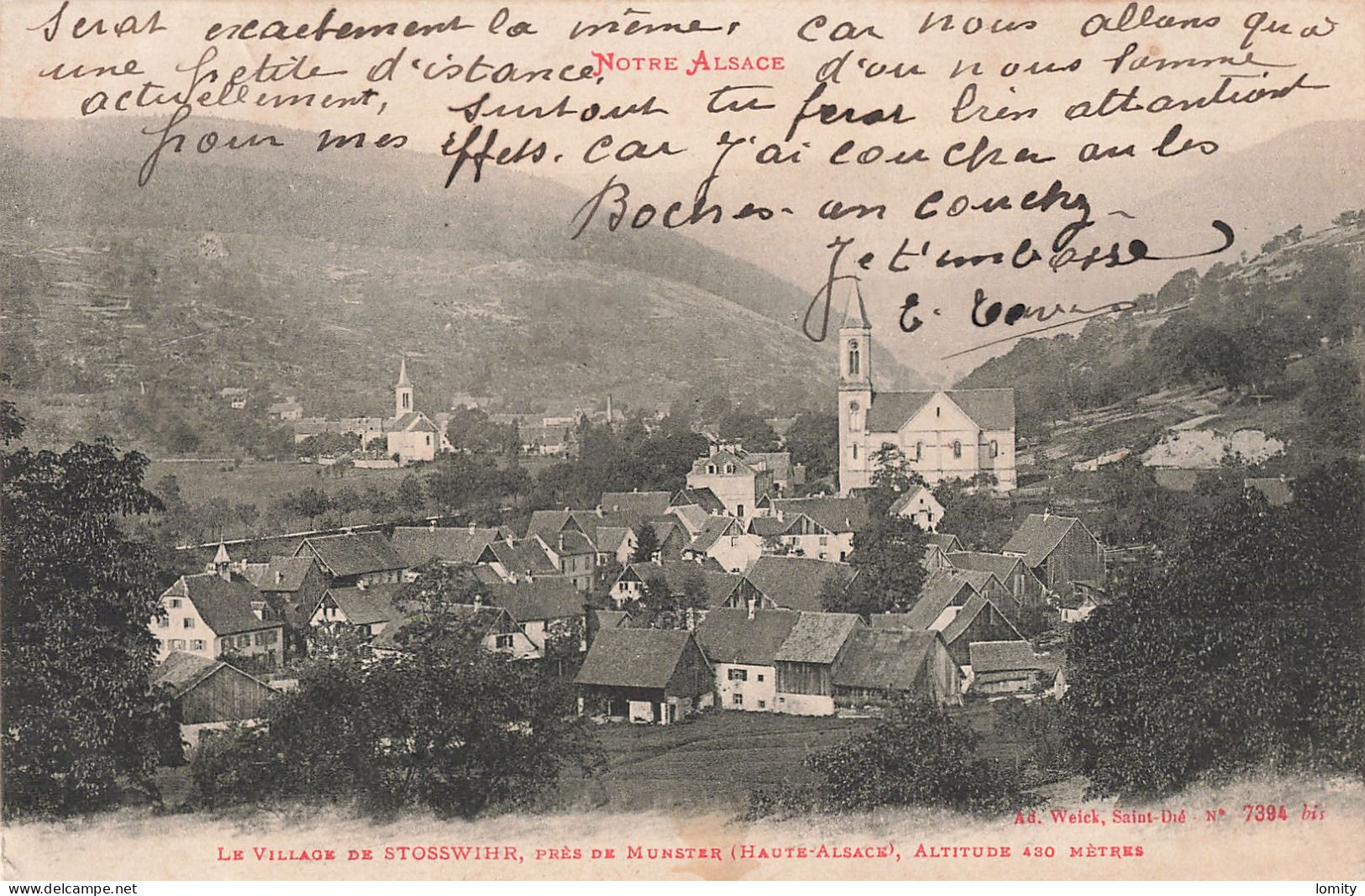 Destockage lot de 12 cartes postales CPA Haut Rhin Dannemarie Colmar Mulhouse Wittelsheim ballon d' Alsace Thann