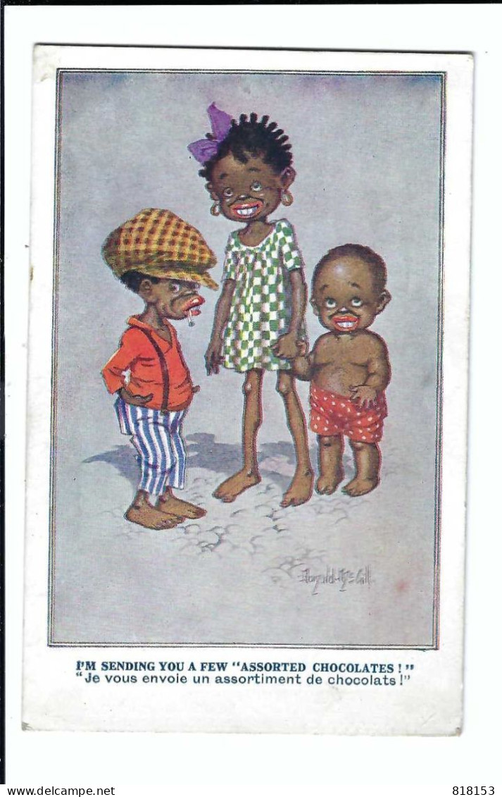 I'M SENDING YOU A FEW  "ASSORTED CHOCOLATES" ! 1920   COMIQUE Series No 2912 - Mc Gill, Donald