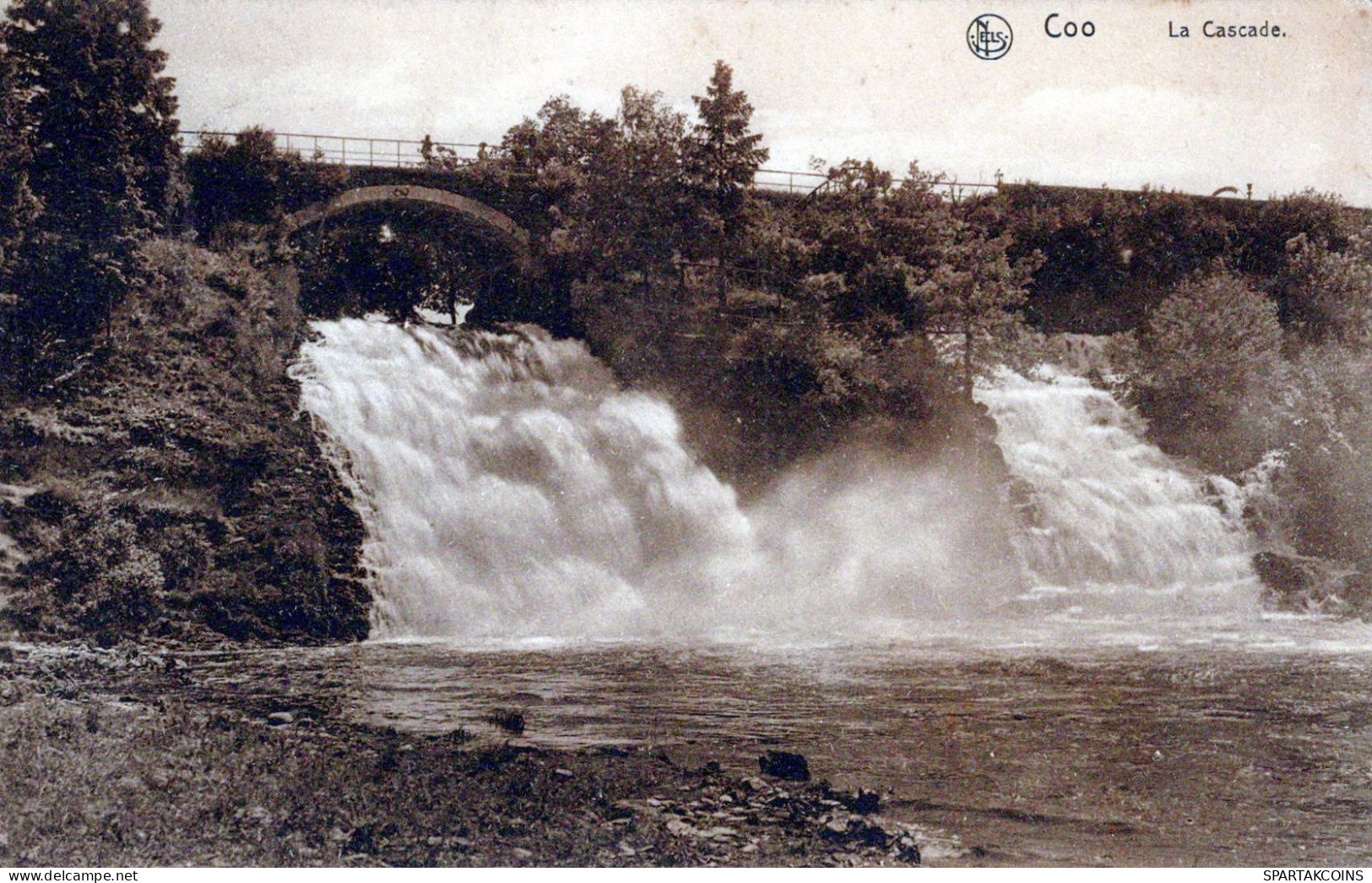 BELGIUM COO WATERFALL Province Of Liège Postcard CPA #PAD136.A - Stavelot
