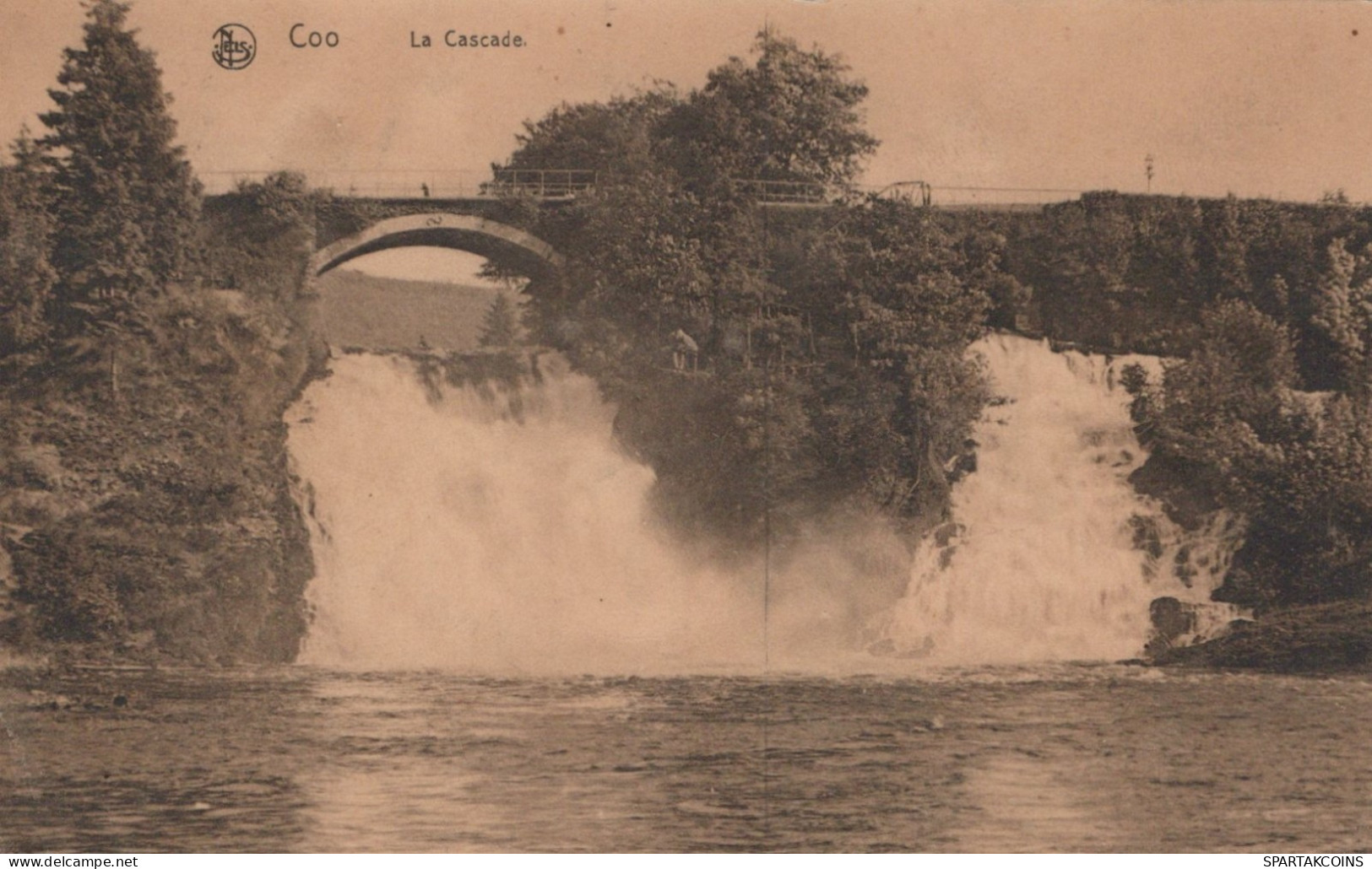 BELGIUM COO WATERFALL Province Of Liège Postcard CPA #PAD113.GB - Stavelot