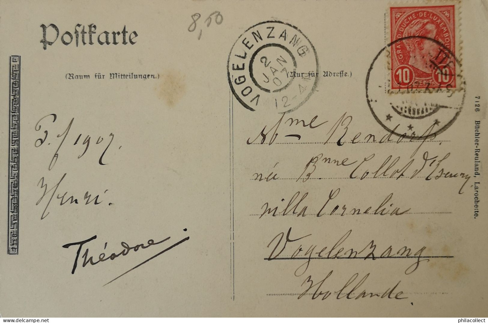 Larochette  (Luxembourg) Chateau Et Gibraltar 1907 - Fels