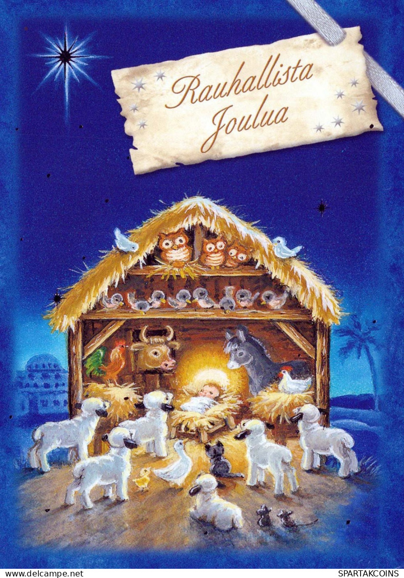 JESUS CHRIST Baby JESUS Christmas Religion Vintage Postcard CPSM #PBP704.GB - Jésus