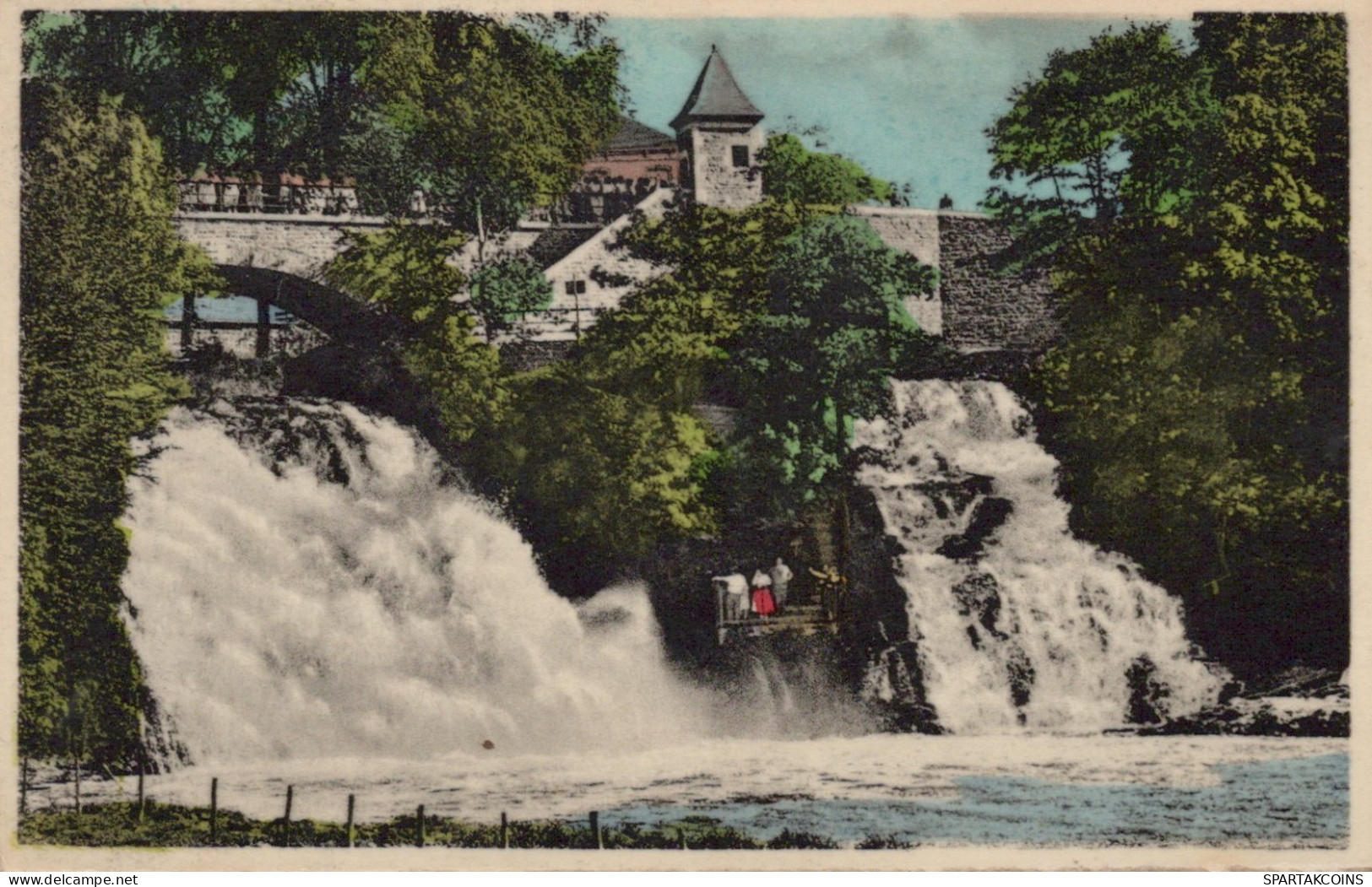 BÉLGICA CASCADA DE COO Provincia De Lieja Postal CPA Unposted #PAD177.ES - Stavelot