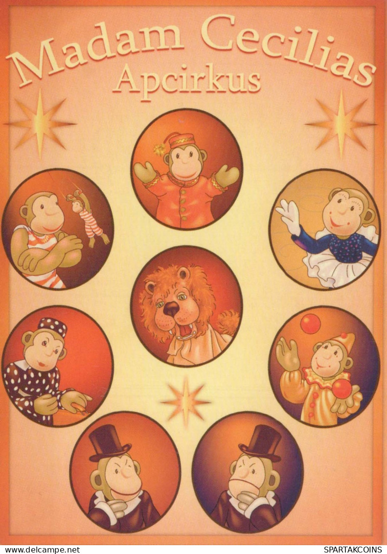 MONO Animales Vintage Tarjeta Postal CPSM #PBR990.ES - Monkeys