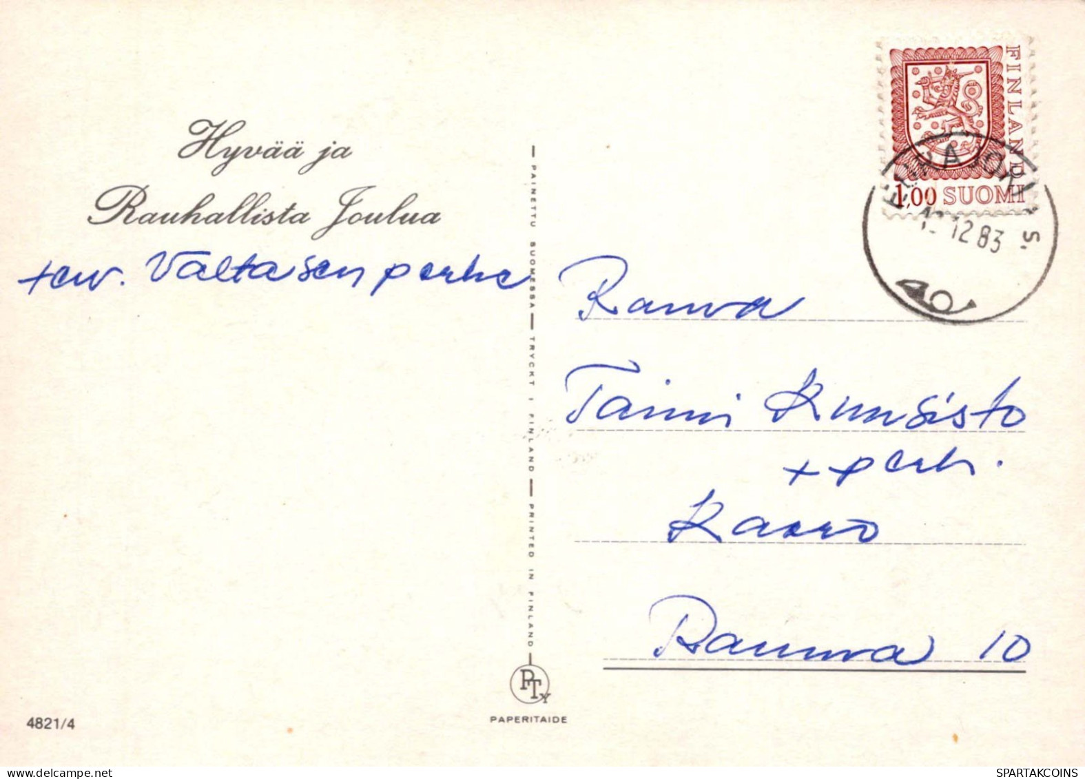 ÁNGEL Navidad Vintage Tarjeta Postal CPSM #PBP383.ES - Engel