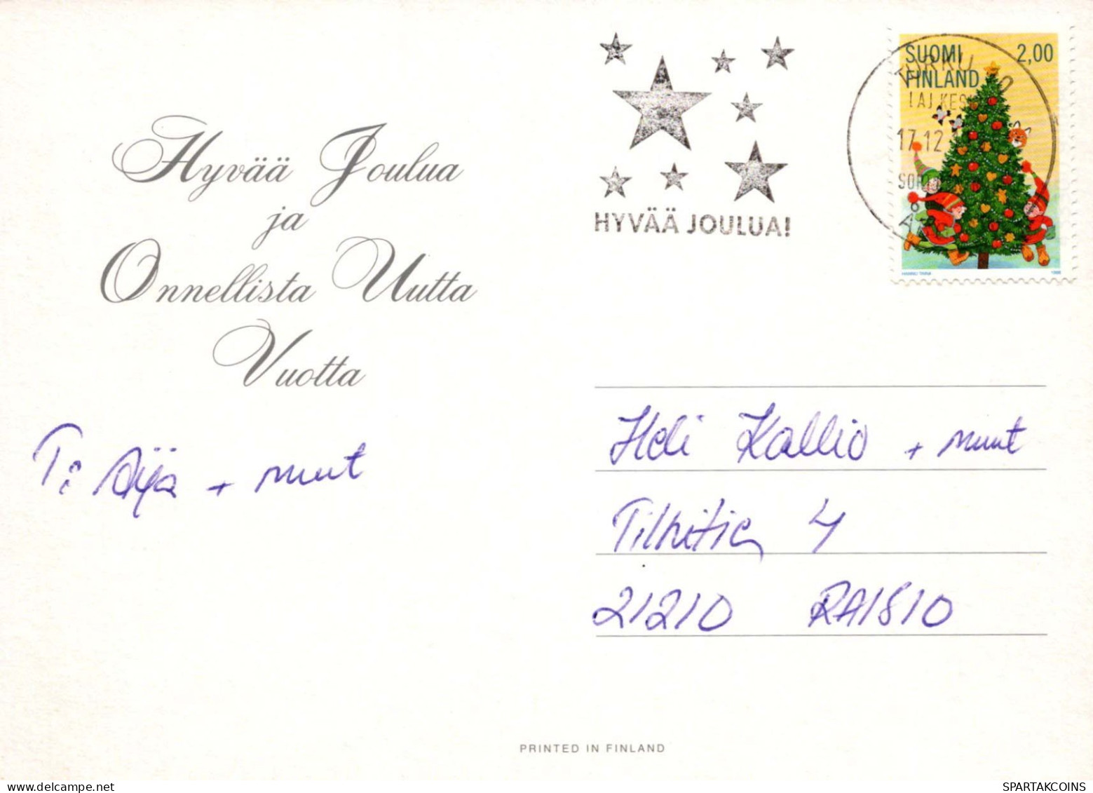Virgen María Virgen Niño JESÚS Navidad Religión Vintage Tarjeta Postal CPSM #PBB802.ES - Vierge Marie & Madones
