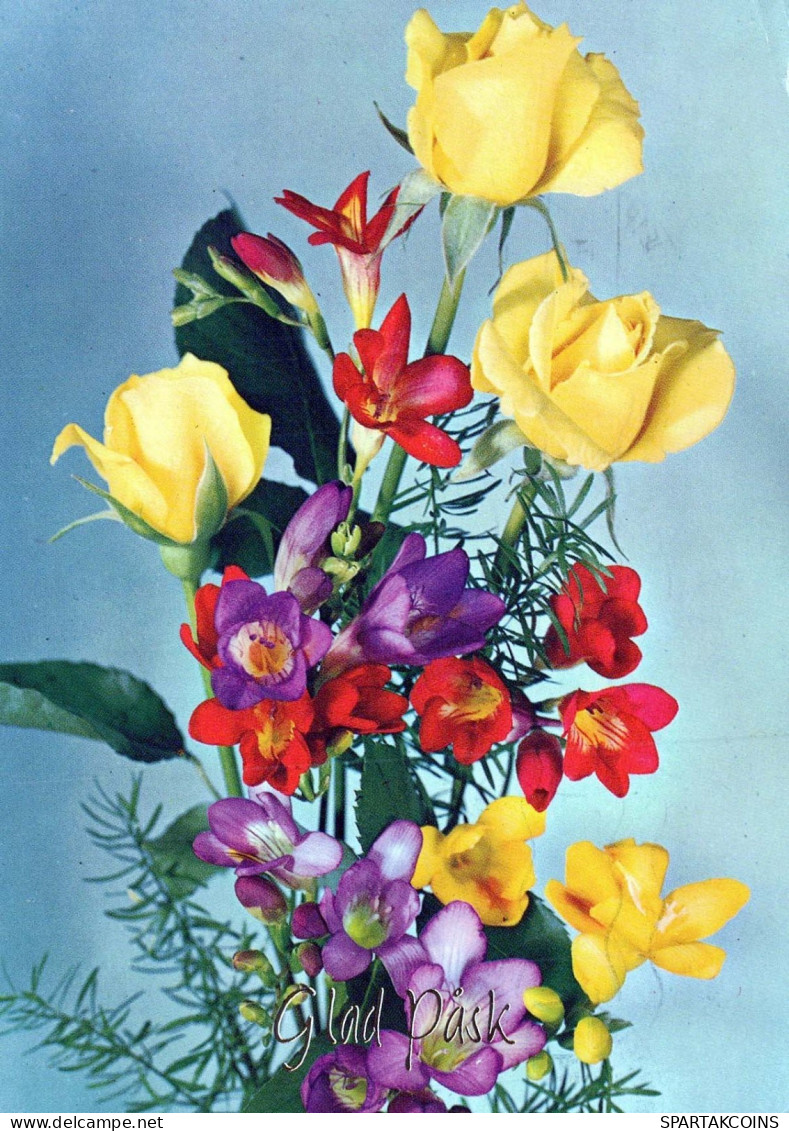 FLOWERS Vintage Ansichtskarte Postkarte CPSM #PAR102.DE - Blumen