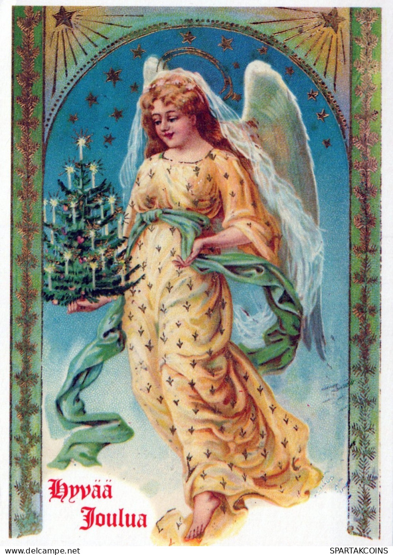 ENGEL WEIHNACHTSFERIEN Feiern & Feste Vintage Ansichtskarte Postkarte CPSM #PAH665.DE - Engel