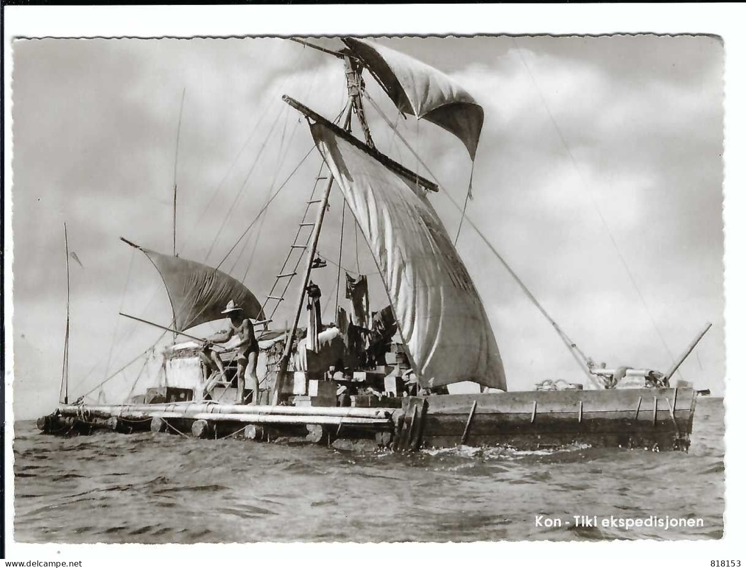 Kon-Tiki Ekspedisjonen  Echt FOTO - Sailing Vessels
