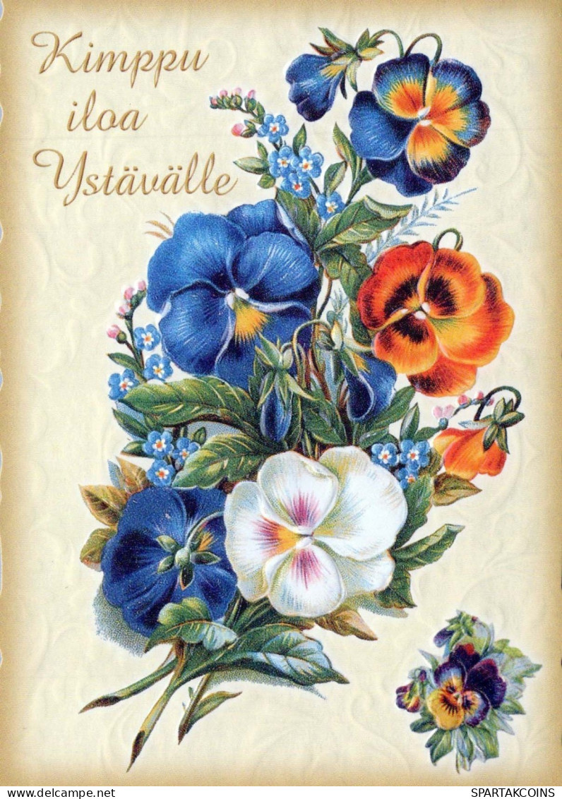FLEURS Vintage Carte Postale CPSM #PBZ895.FR - Blumen
