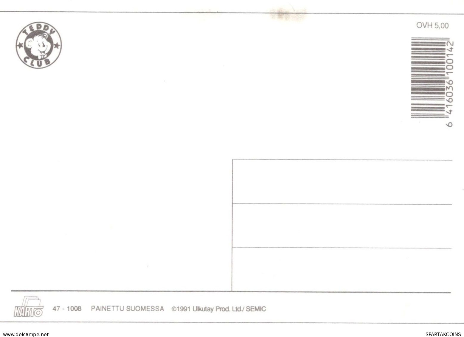 PORCS Animaux Vintage Carte Postale CPSM #PBS377.FR - Cochons