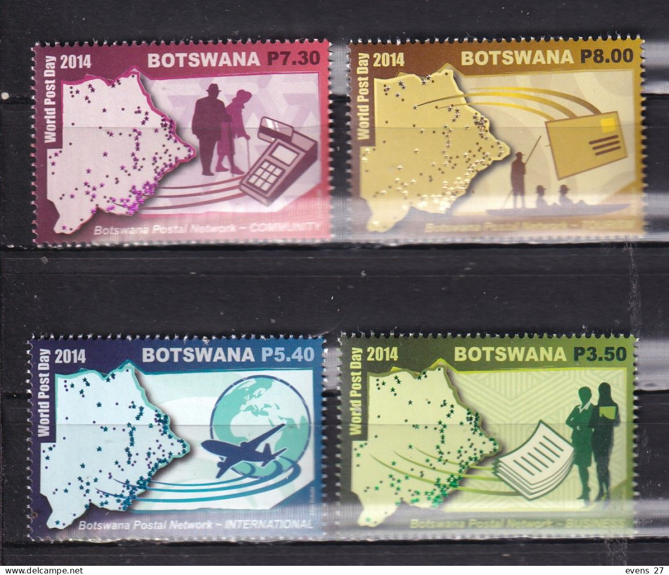 BOTSWANA-2014-WORLD POST DAY-MNH. - Botswana (1966-...)