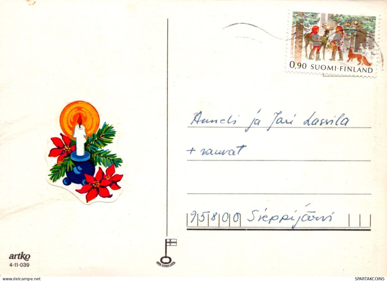 ANGE Noël Vintage Carte Postale CPSM #PBP576.FR - Engel