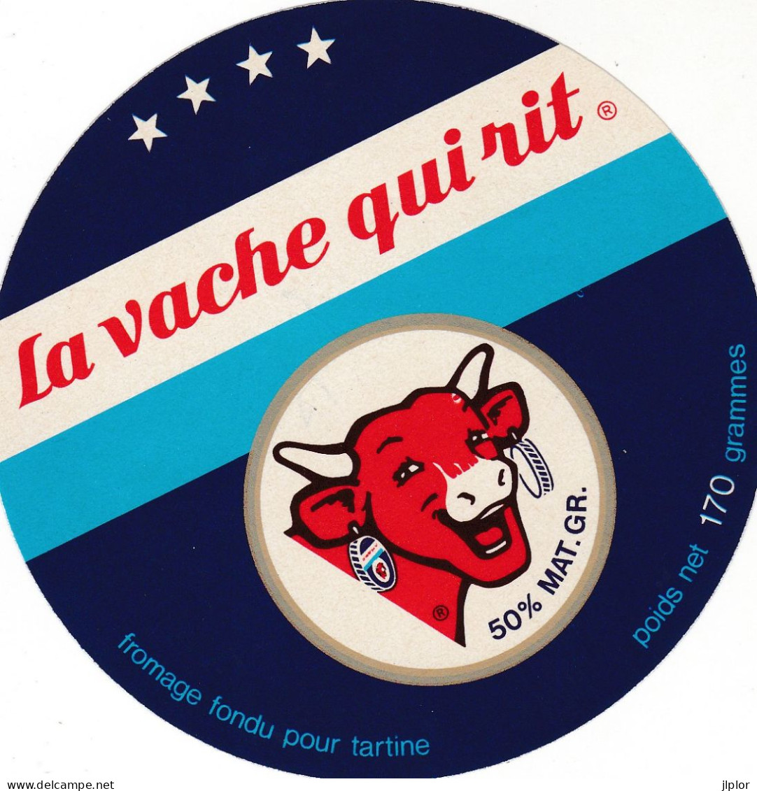 ETIQUETTE FROMAGE VACHE QUI RIT -   170G - NUM 451 - Fromage