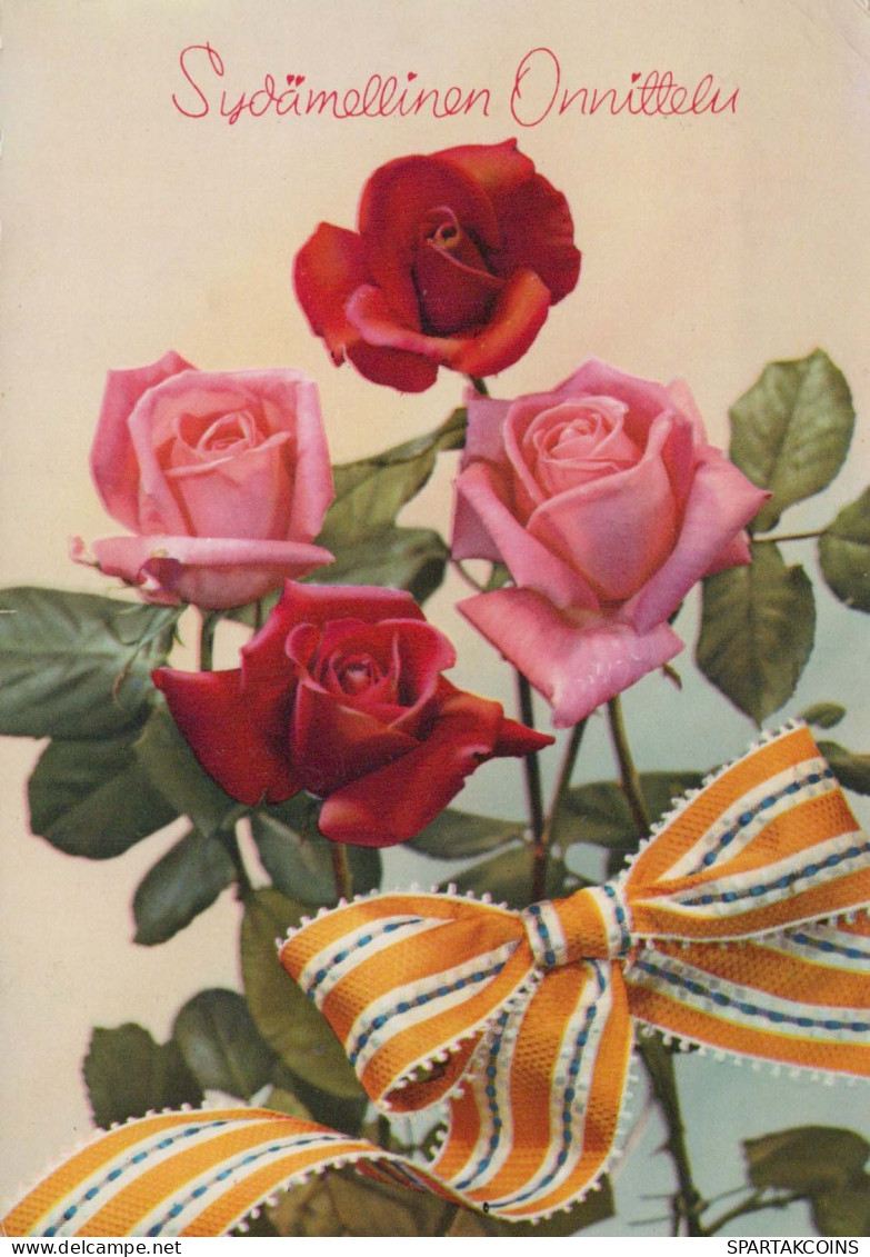 FIORI Vintage Cartolina CPSM #PAS546.IT - Blumen