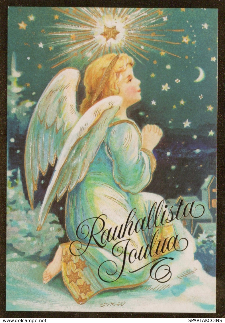 ANGELO Buon Anno Natale Vintage Cartolina CPSM #PAJ303.IT - Engel