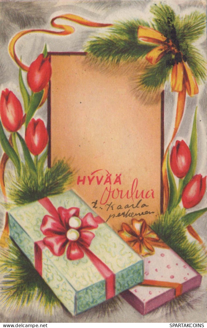 FLOWERS Vintage Ansichtskarte Postkarte CPA #PKE526.DE - Fleurs