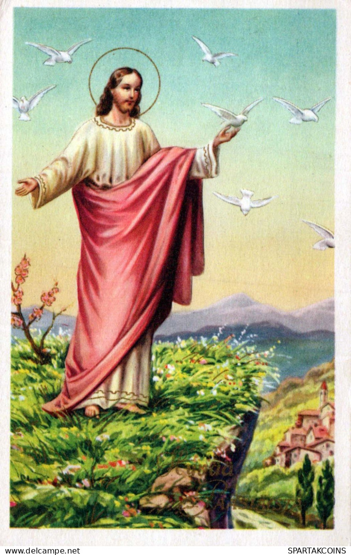 JESUS CHRISTUS Christentum Religion Vintage Ansichtskarte Postkarte CPA #PKE147.DE - Jésus