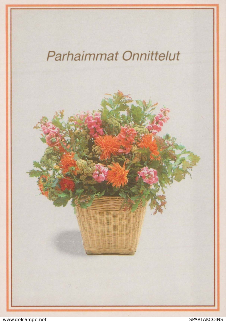 FLOWERS Vintage Ansichtskarte Postkarte CPSM #PBZ532.DE - Fleurs