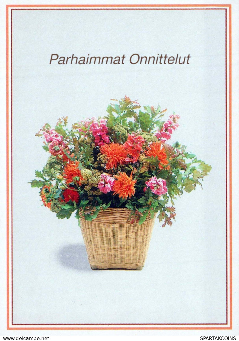 FLOWERS Vintage Ansichtskarte Postkarte CPSM #PBZ532.DE - Fleurs