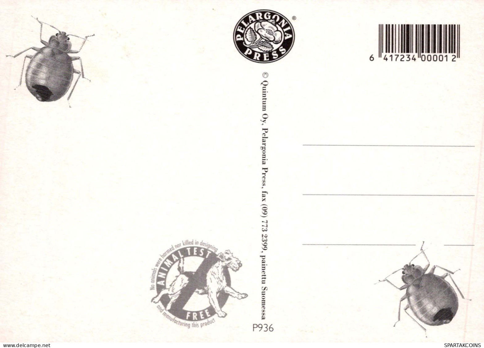 INSEKTEN Tier Vintage Ansichtskarte Postkarte CPSM #PBS500.DE - Insectes