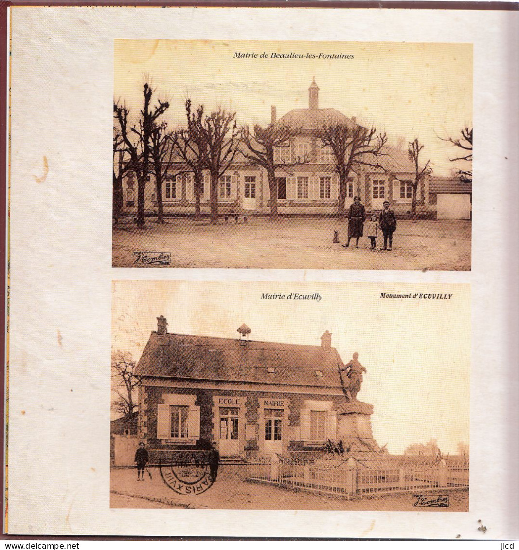 60- Beaulieu Les Fontaines Ecuvilly Livre Remplies De Photos De Cartes Postales Ttbe - Bücher & Kataloge