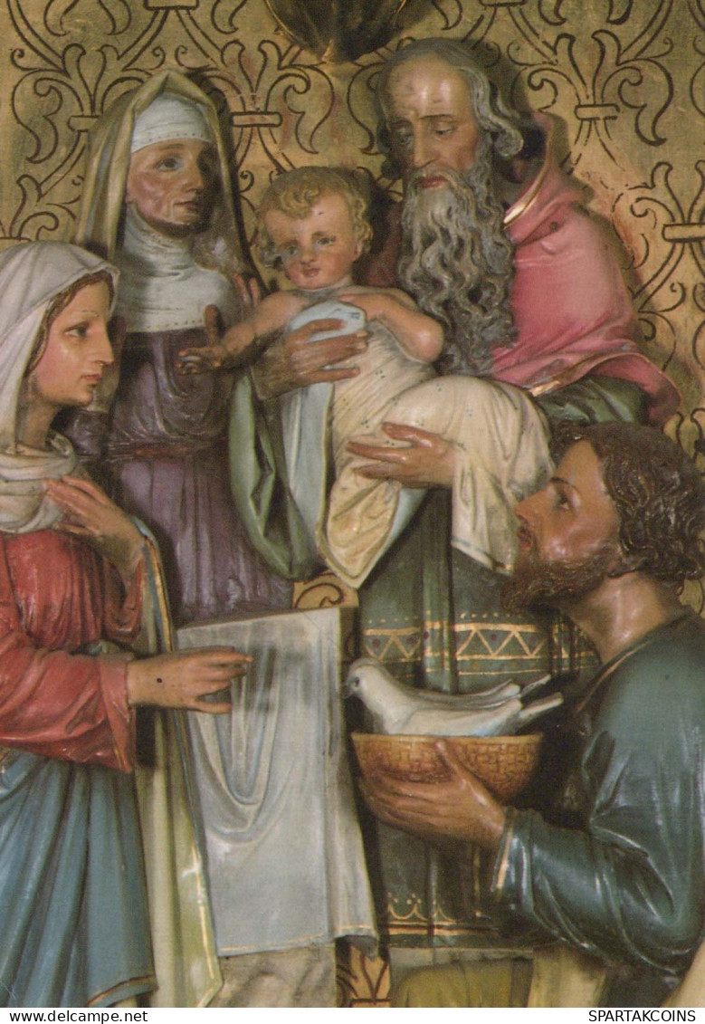 Jungfrau Maria Madonna Jesuskind Religion Vintage Ansichtskarte Postkarte CPSM #PBQ280.DE - Vierge Marie & Madones