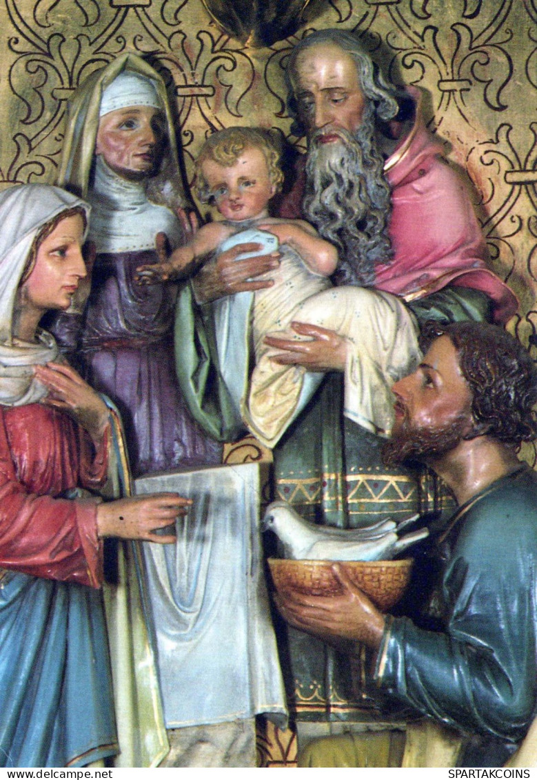 Jungfrau Maria Madonna Jesuskind Religion Vintage Ansichtskarte Postkarte CPSM #PBQ280.DE - Vierge Marie & Madones
