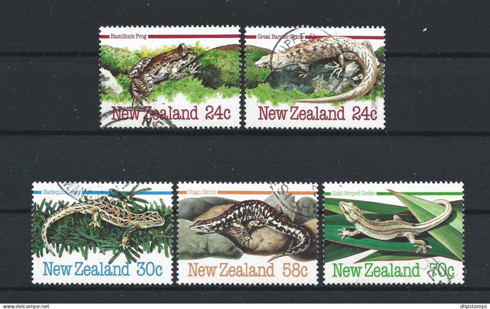 New Zealand 1984 Endangered Animals Y.T. 871/875  (0) - Used Stamps