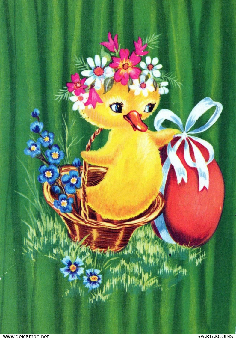 OSTERN EI Vintage Ansichtskarte Postkarte CPSM #PBO194.DE - Easter