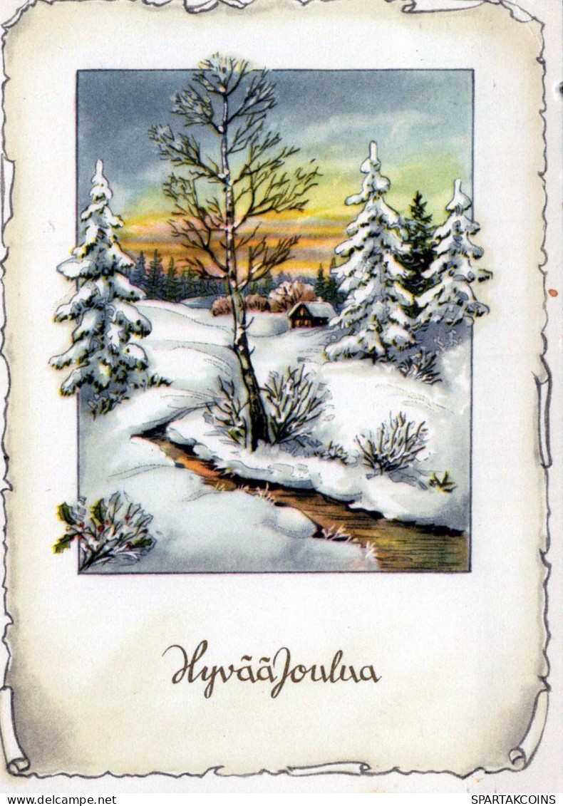 Neujahr Weihnachten Vintage Ansichtskarte Postkarte CPSM #PBN267.DE - New Year