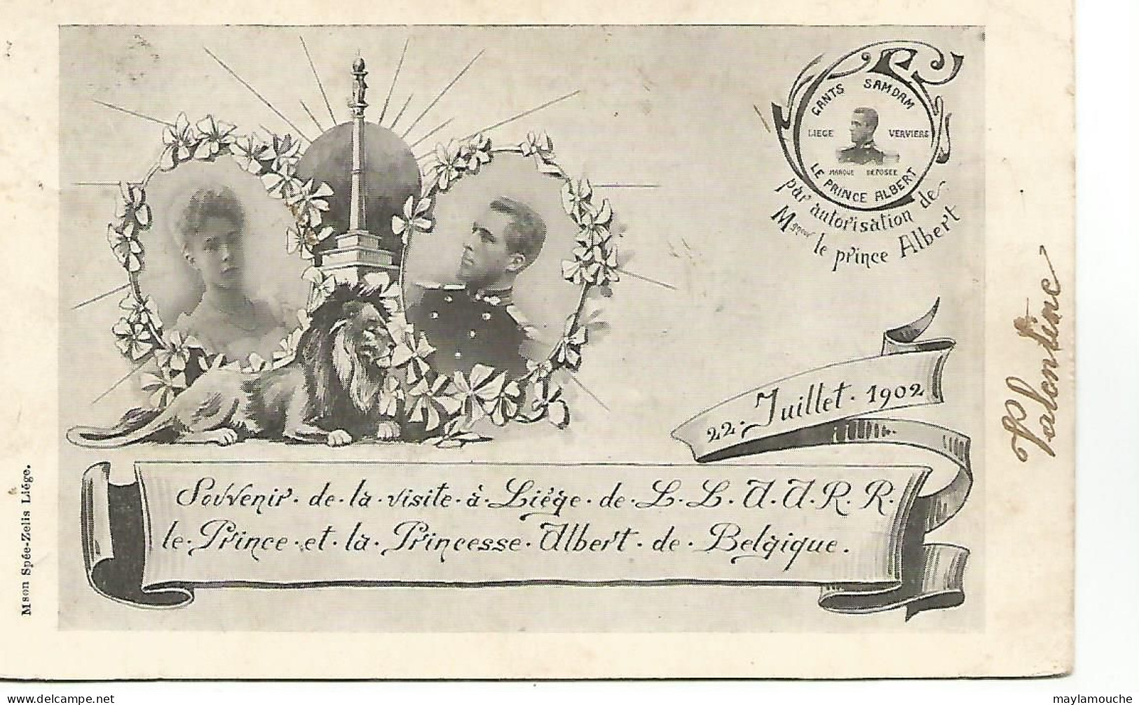 Prince Albert  Liege 1909 (leo - Familias Reales