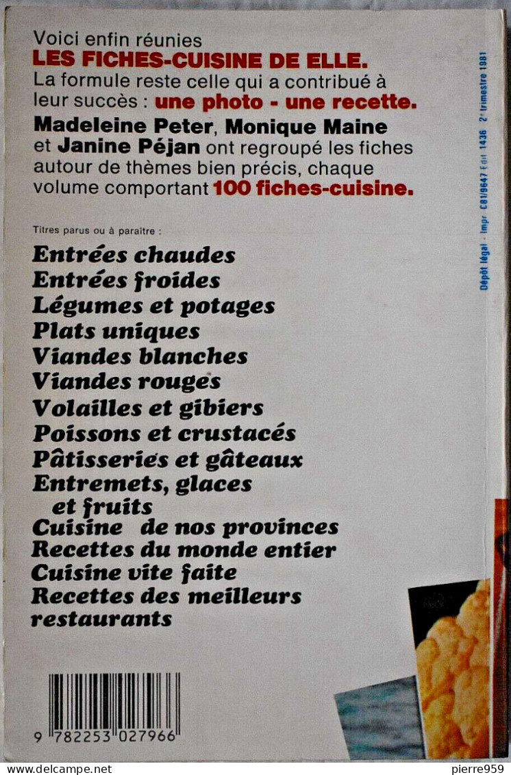 100 Fiches Cuisine De Elle : Cuisine De Nos Provinces - Gastronomie