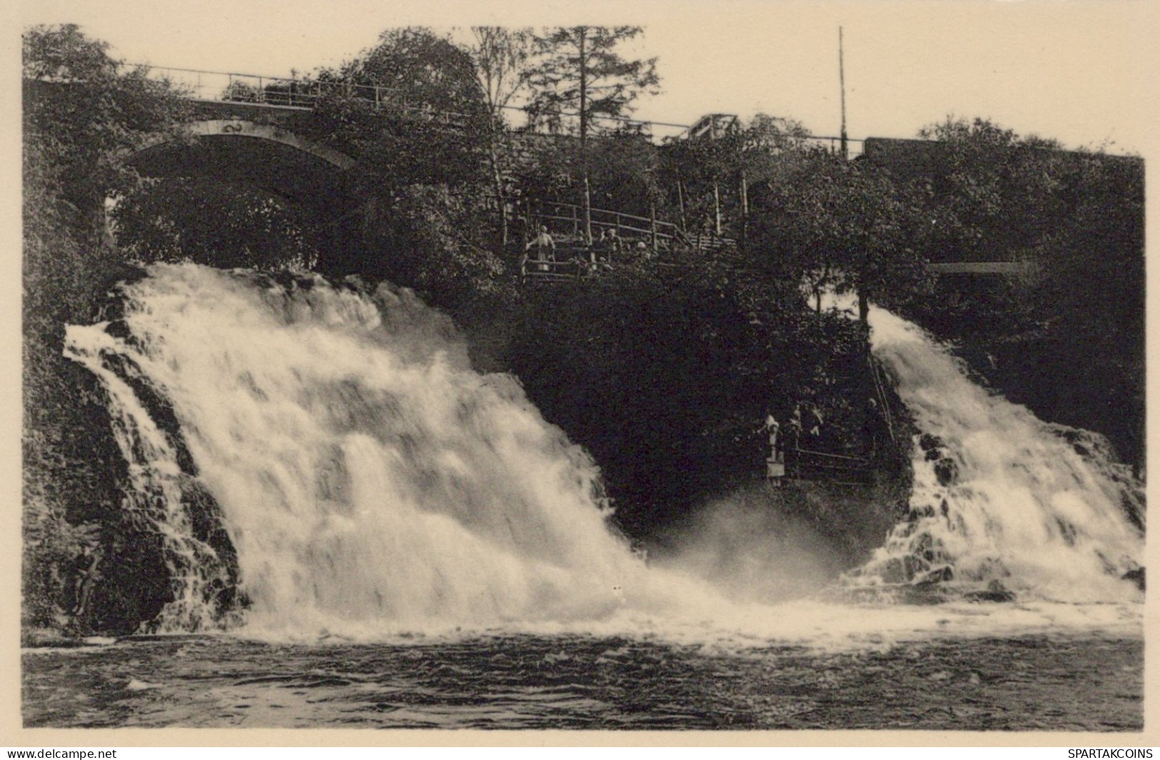 BELGIO COO WATERFALL Provincia Di Liegi Cartolina CPA Unposted #PAD117.IT - Stavelot