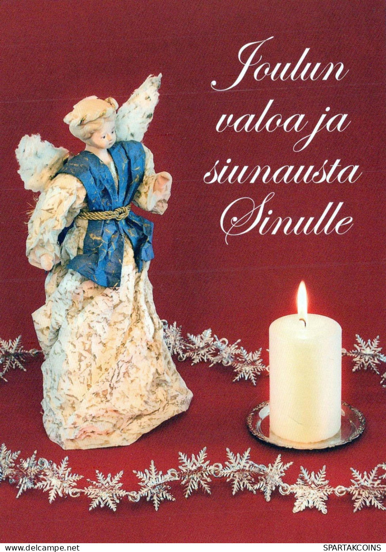 ANGELO Natale Vintage Cartolina CPSM #PBP578.IT - Engel
