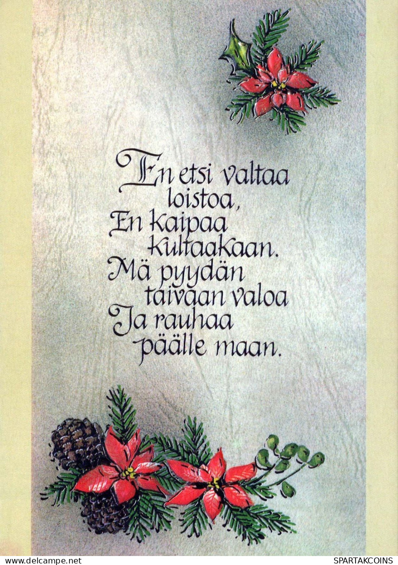 Buon Anno Natale Vintage Cartolina CPSM #PAV298.IT - Anno Nuovo