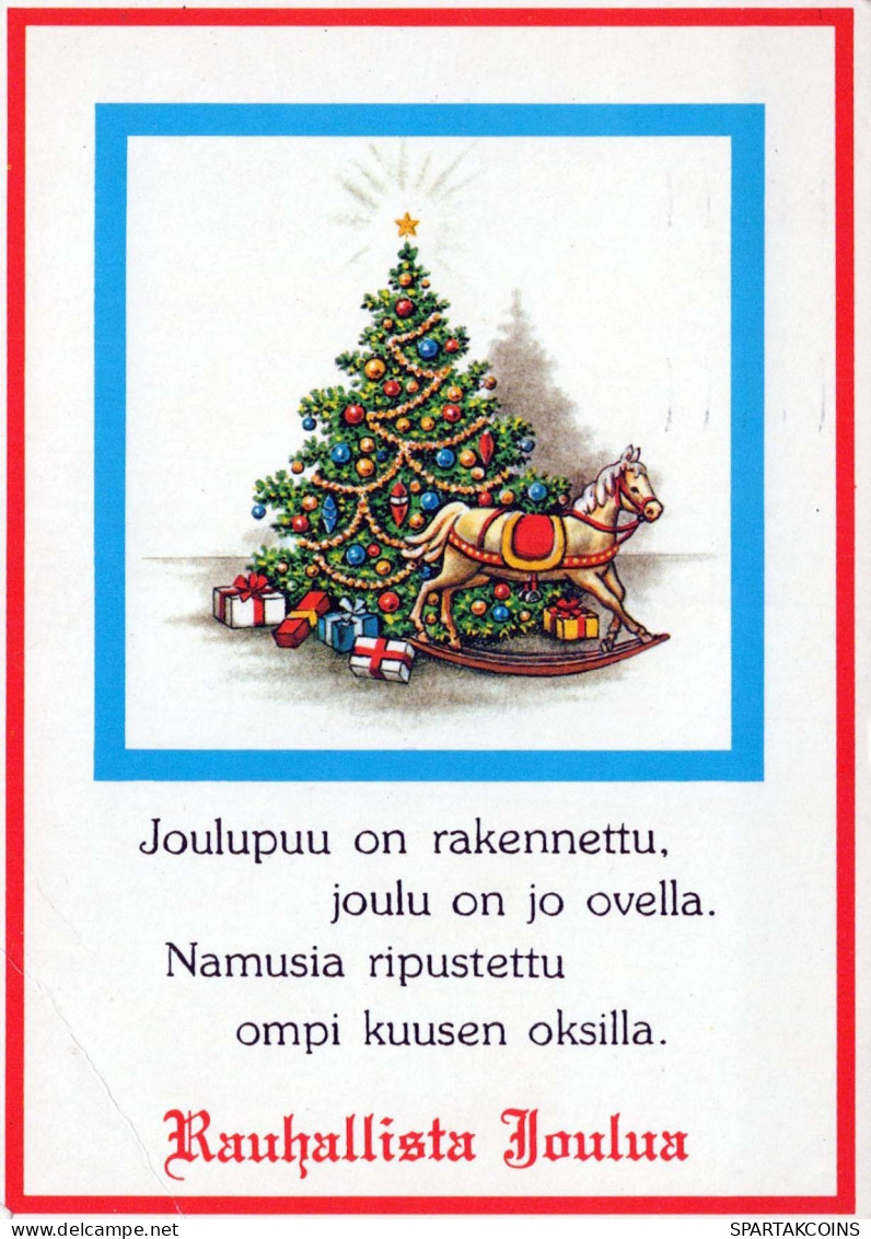 Buon Anno Natale Vintage Cartolina CPSM #PAV235.IT - Anno Nuovo