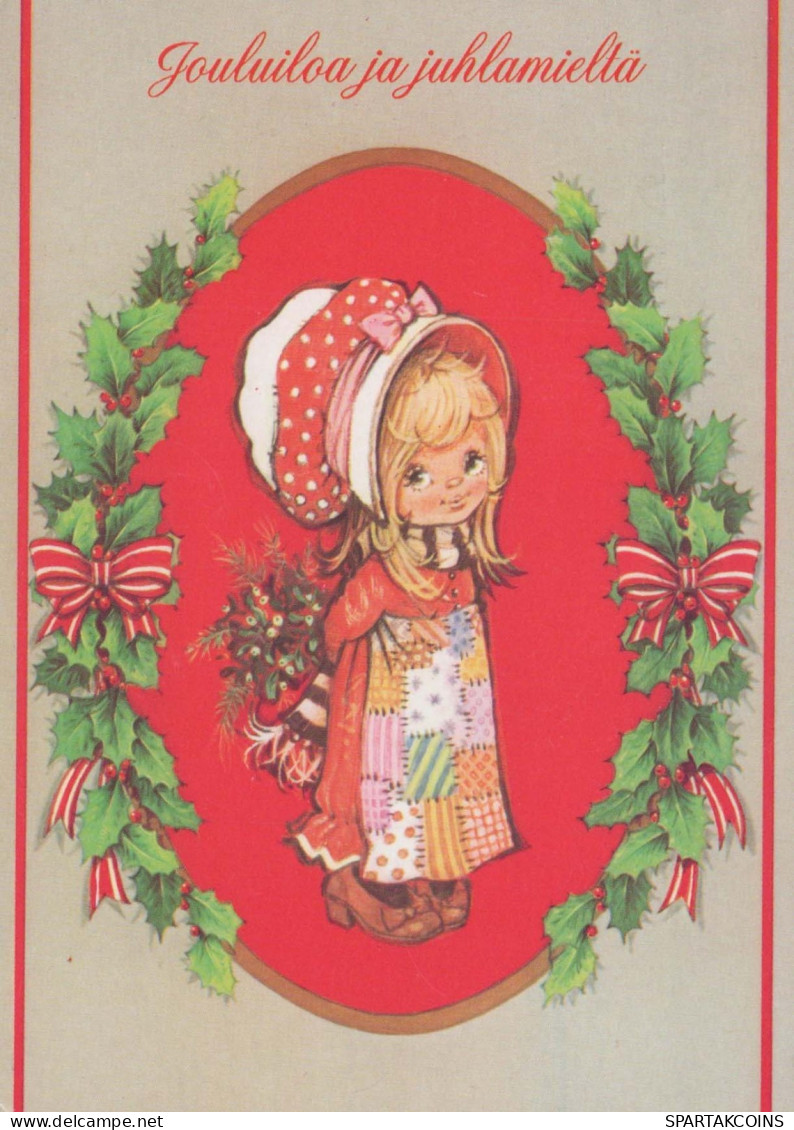 Buon Anno Natale BAMBINO Vintage Cartolina CPSM #PAU165.IT - Anno Nuovo