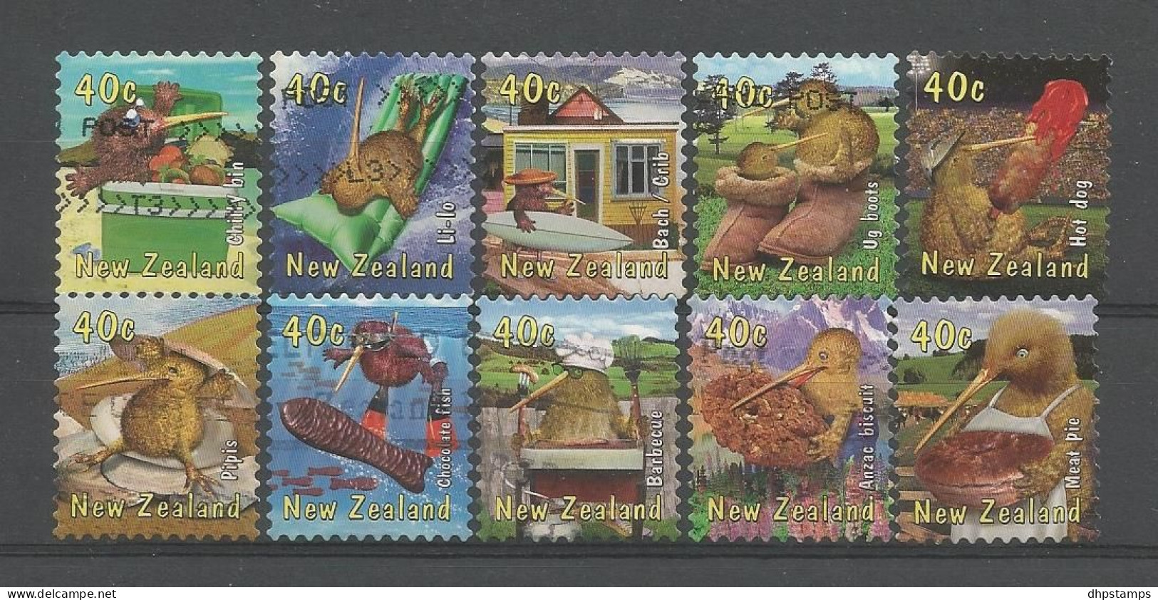 New Zealand 2000 Kiwiana Y.T. 1754/1763  (0) - Gebraucht