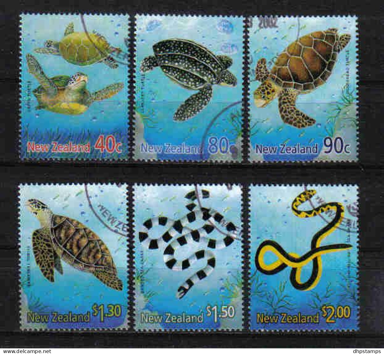 New Zealand 2001 Marine Reptiles Y.T. 1818/1823  (0) - Used Stamps